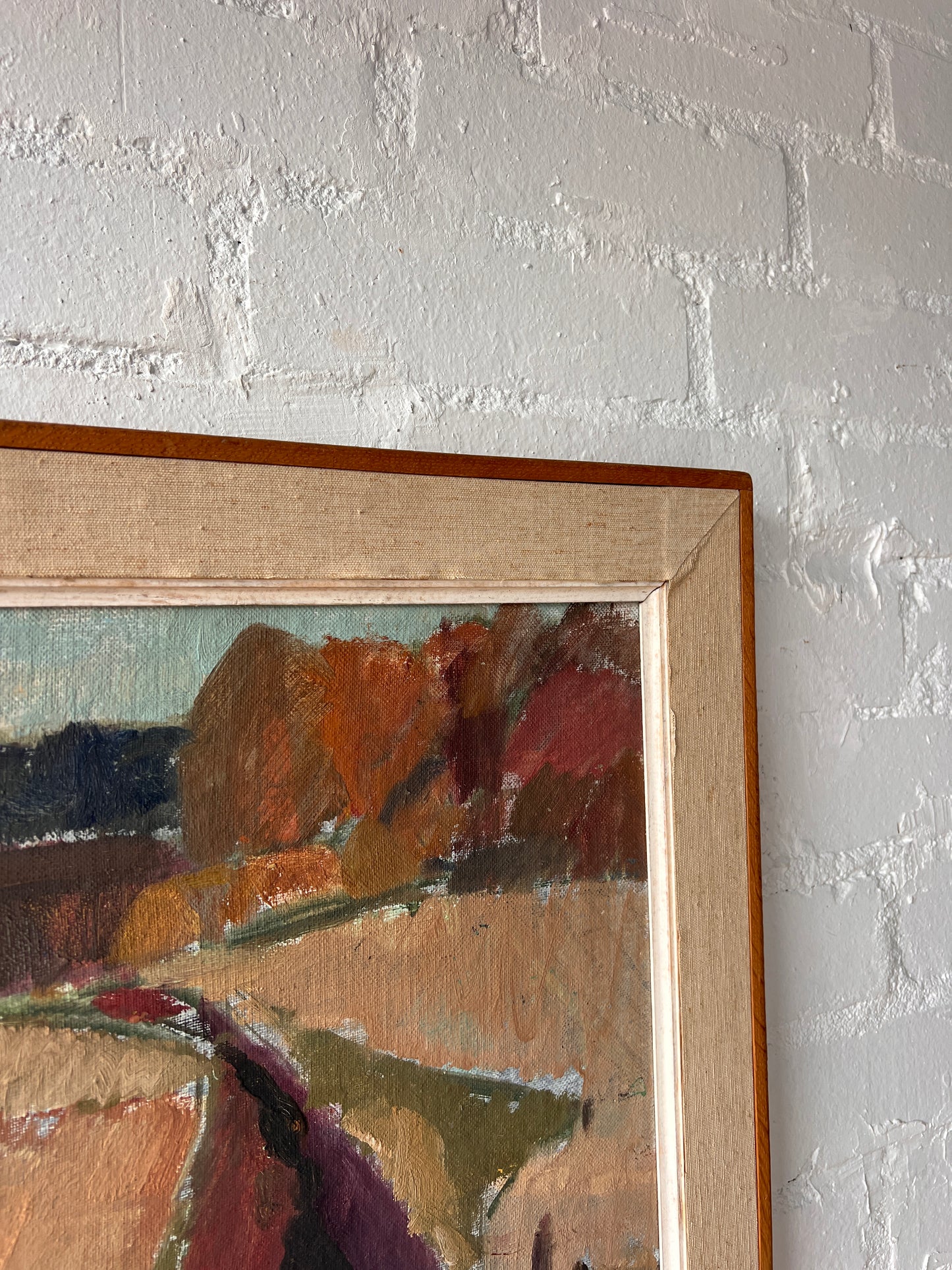 SMALL ABSTRACT OIL PAINTING