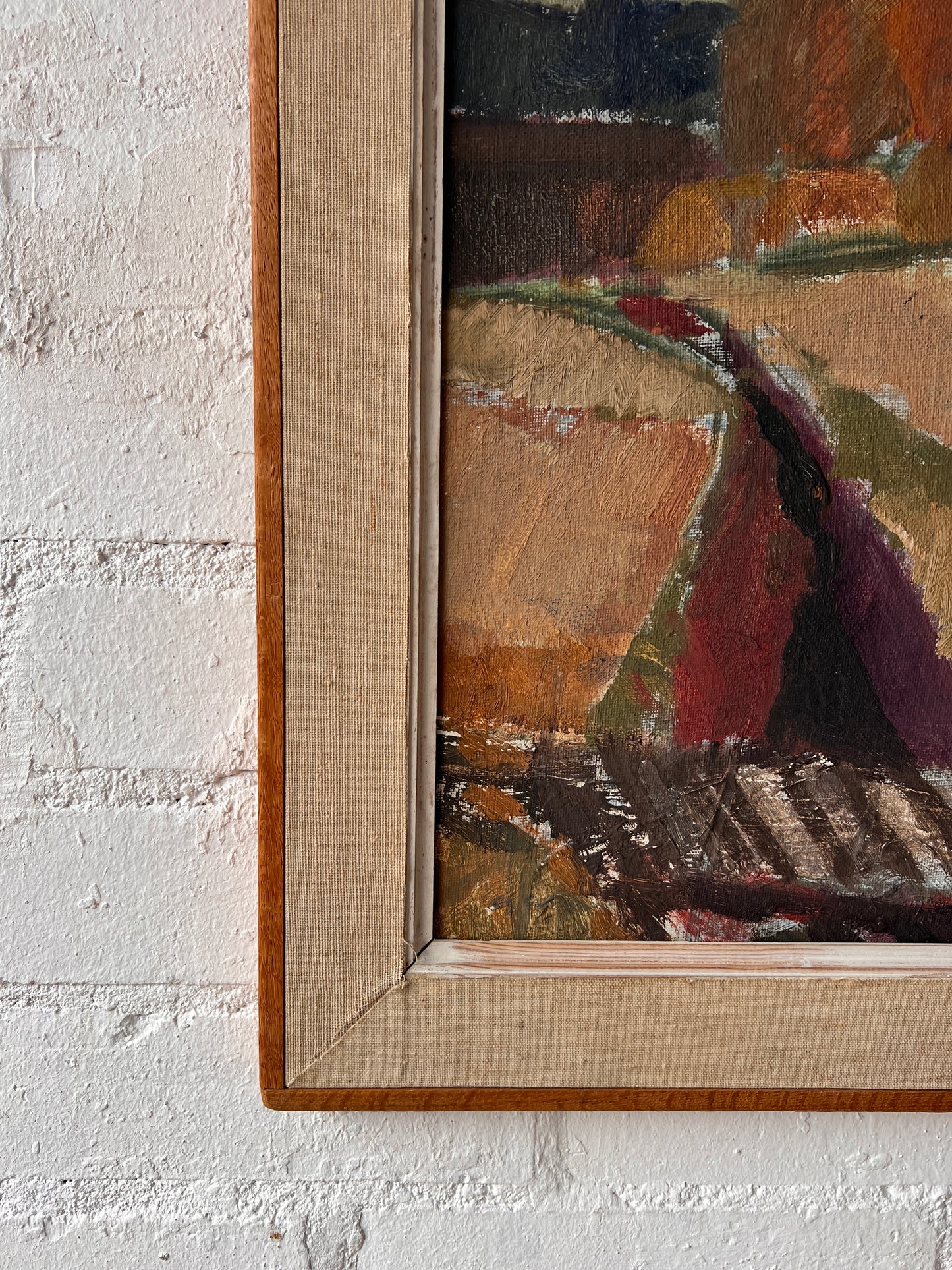SMALL ABSTRACT OIL PAINTING
