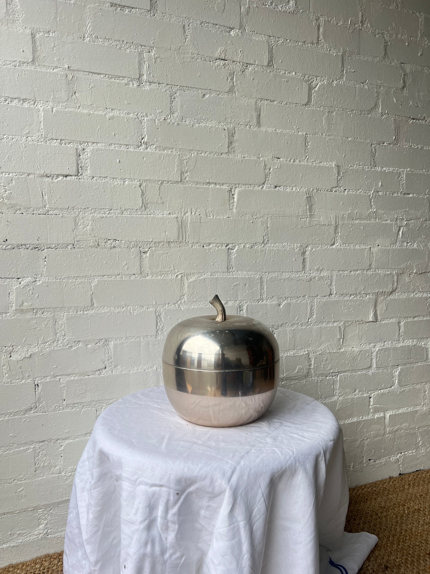 70s CHROME ITALIAN APPLE ICE BUCKET