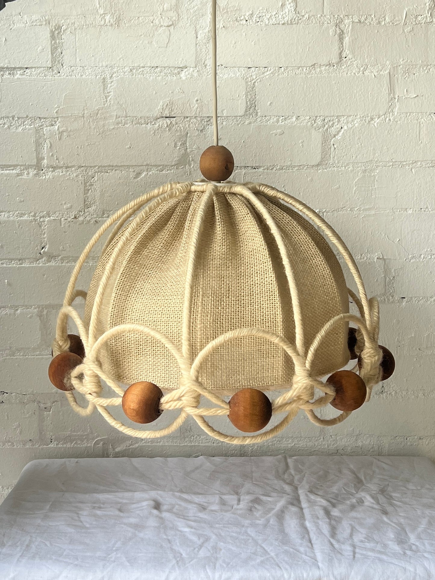 FRENCH PENDANT WITH LARGE BEADS