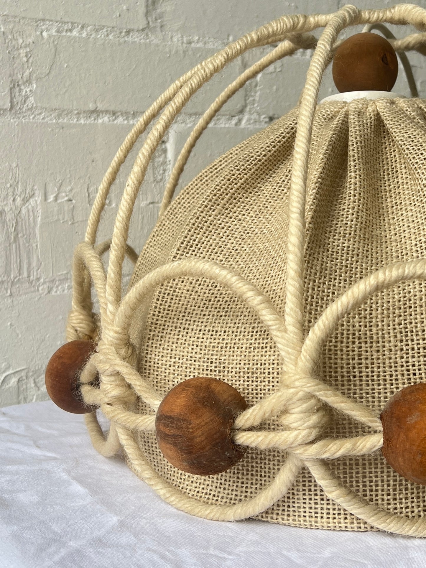 FRENCH PENDANT WITH LARGE BEADS