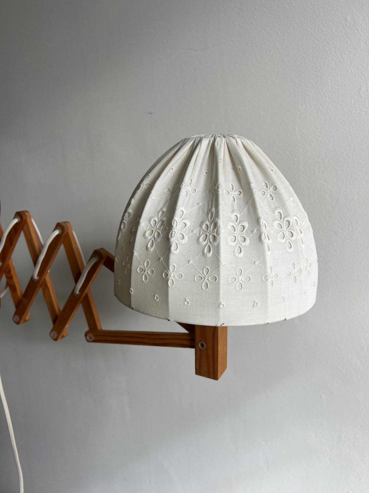 DANISH SCISSOR LAMP WITH SHADE