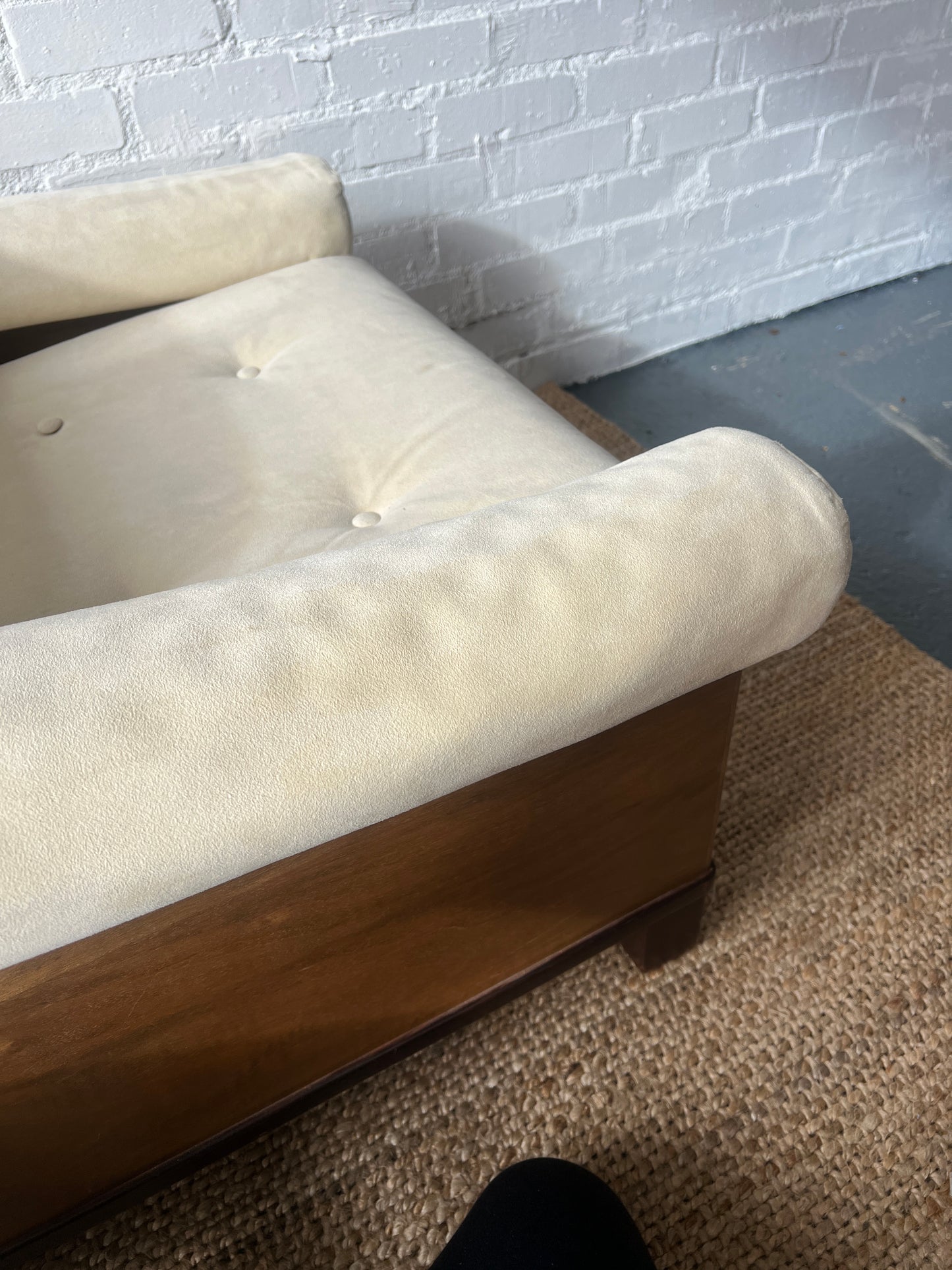 LARGE SUEDE ARMCHAIR NO.2