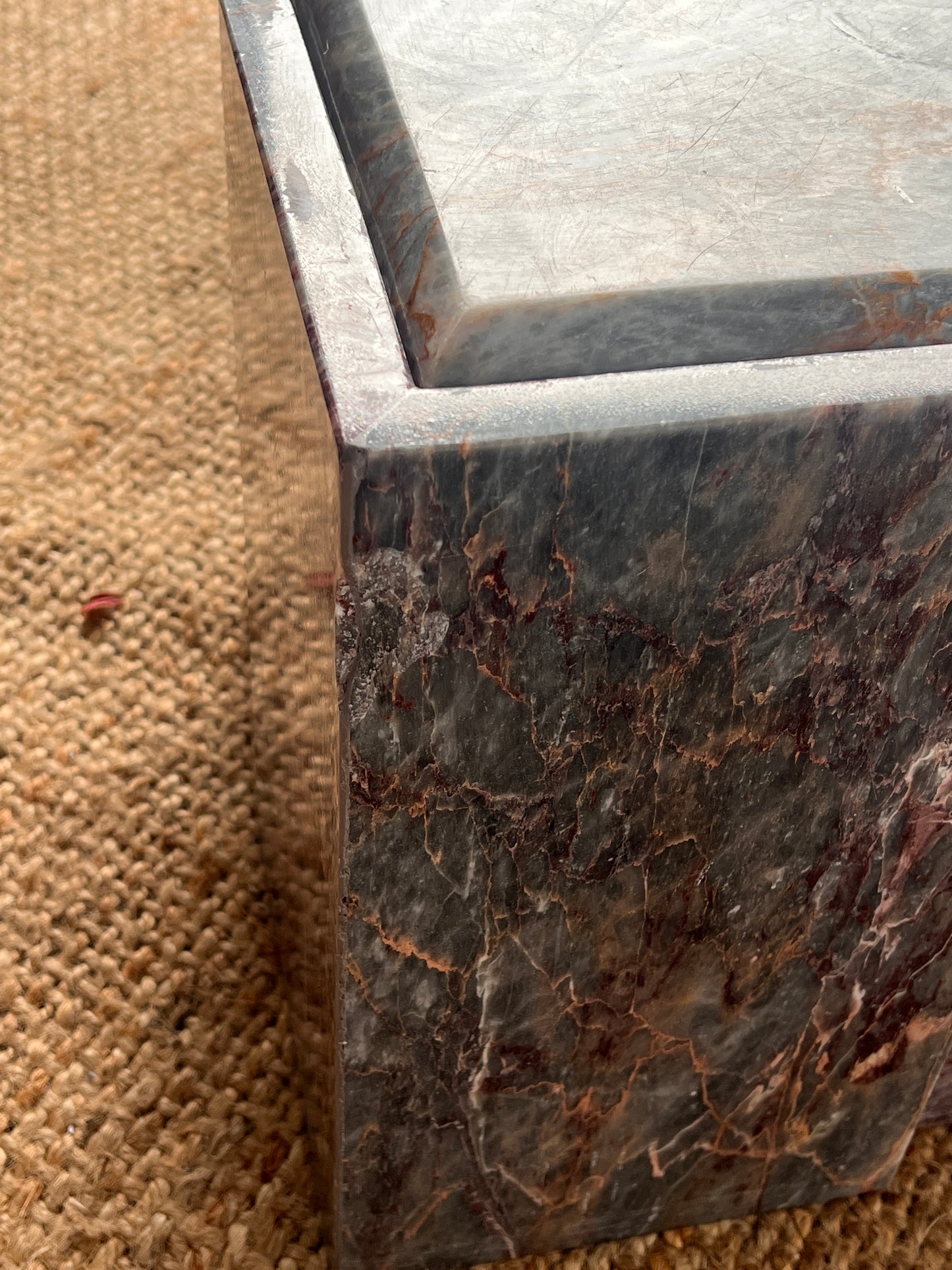 70S MARBLE TEARDROP COFFEE TABLE