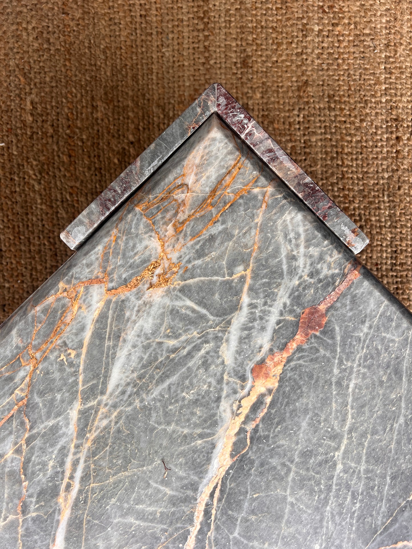 70S MARBLE TEARDROP COFFEE TABLE