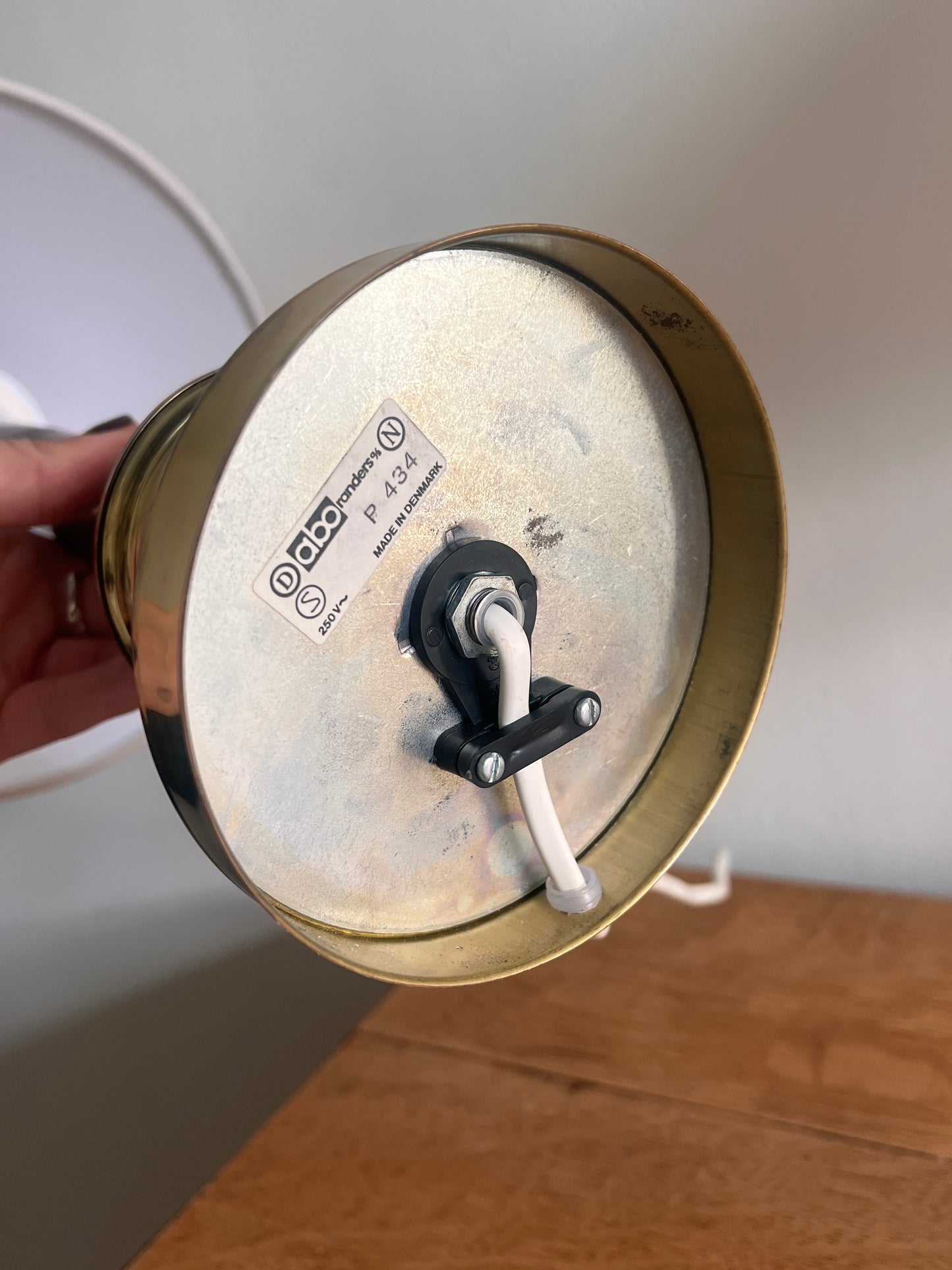 PAIR OF ABO RANDERS DANISH LAMPS