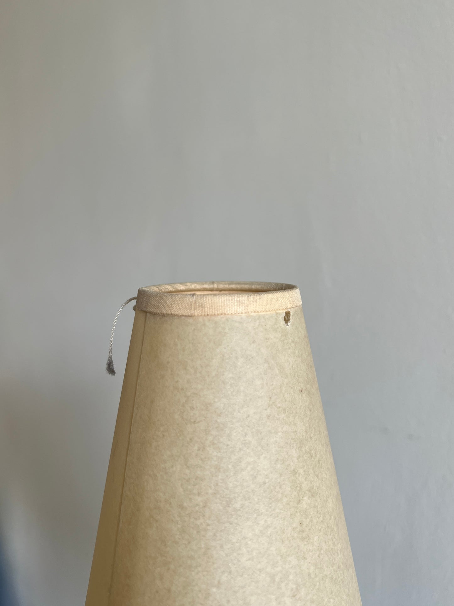 80S FRENCH LAMP WITH PARCHMENT SHADE