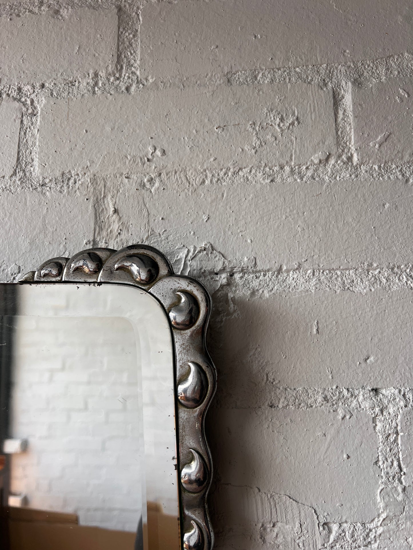 ART DECO CHROME MIRROR