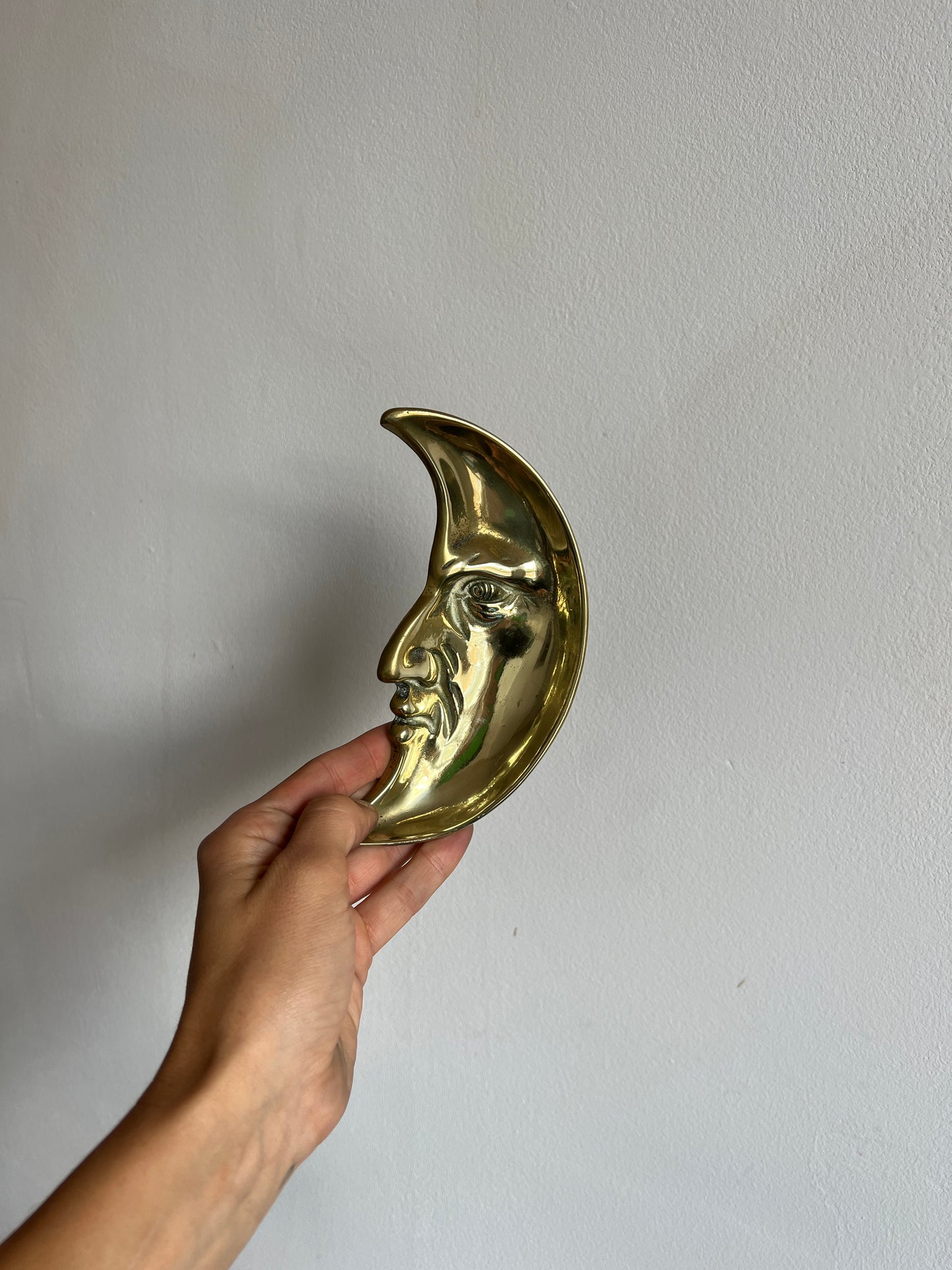 BRASS HALF MOON TRAY