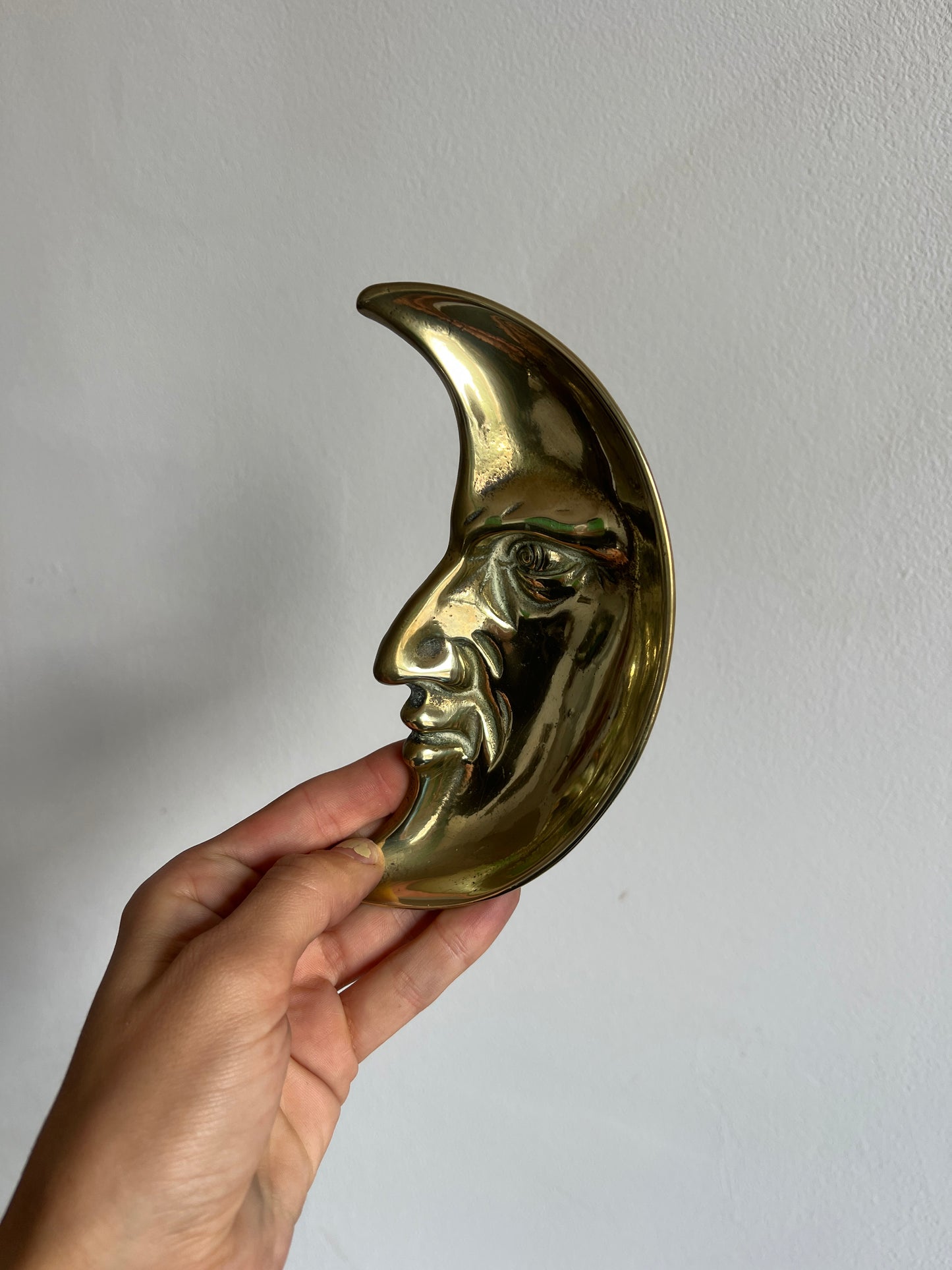 BRASS HALF MOON TRAY