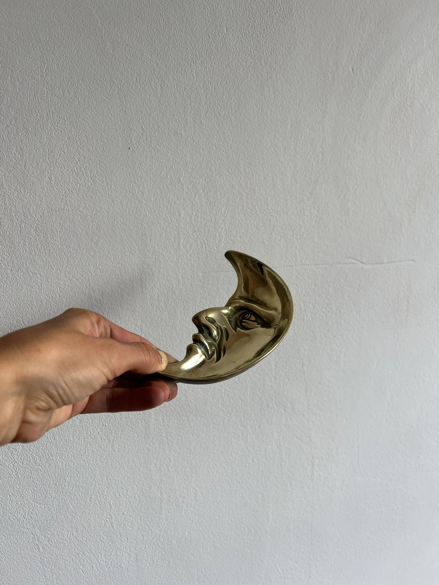 BRASS HALF MOON TRAY