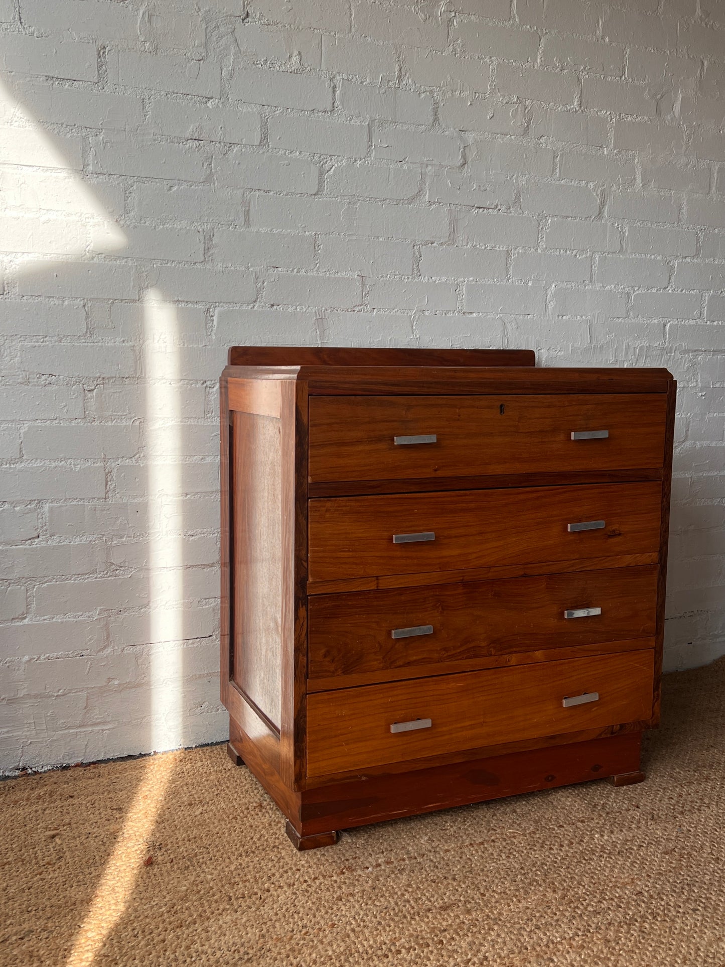 ART DECO CHROME CHEST OF DRAWERS