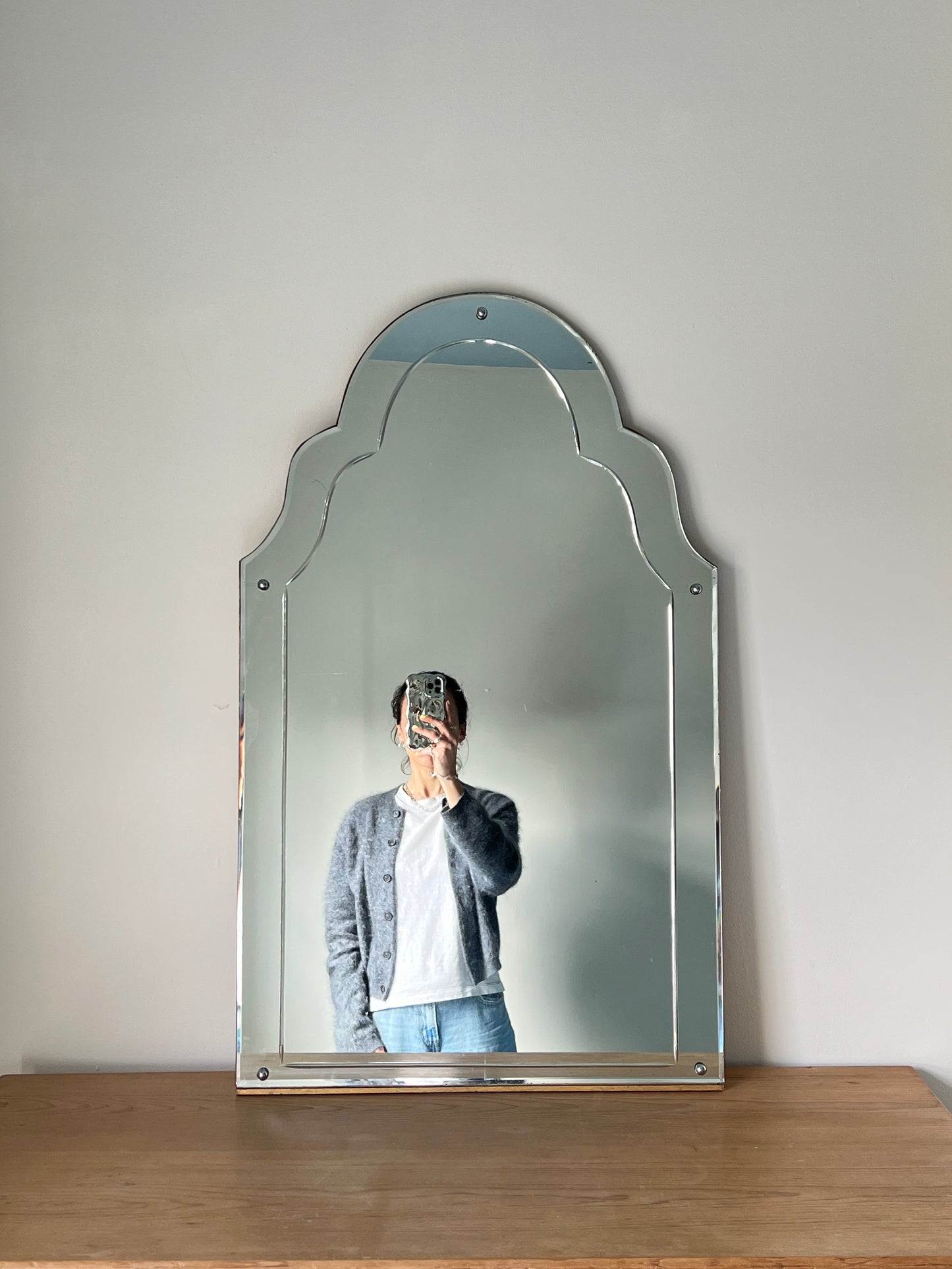 ARCHED ART DECO MIRROR