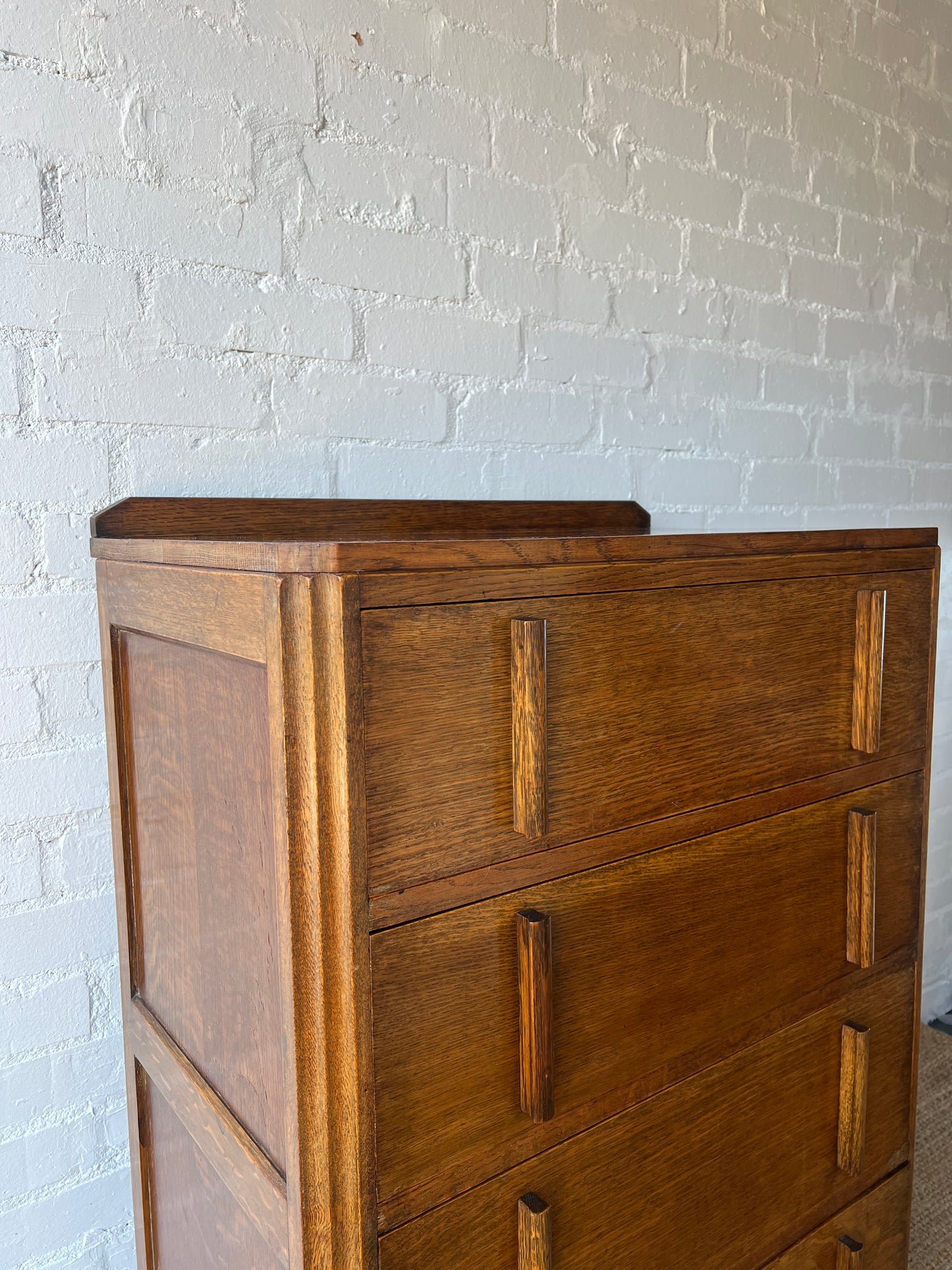 WOODEN TALLBOY CHEST OF DRAWERS
