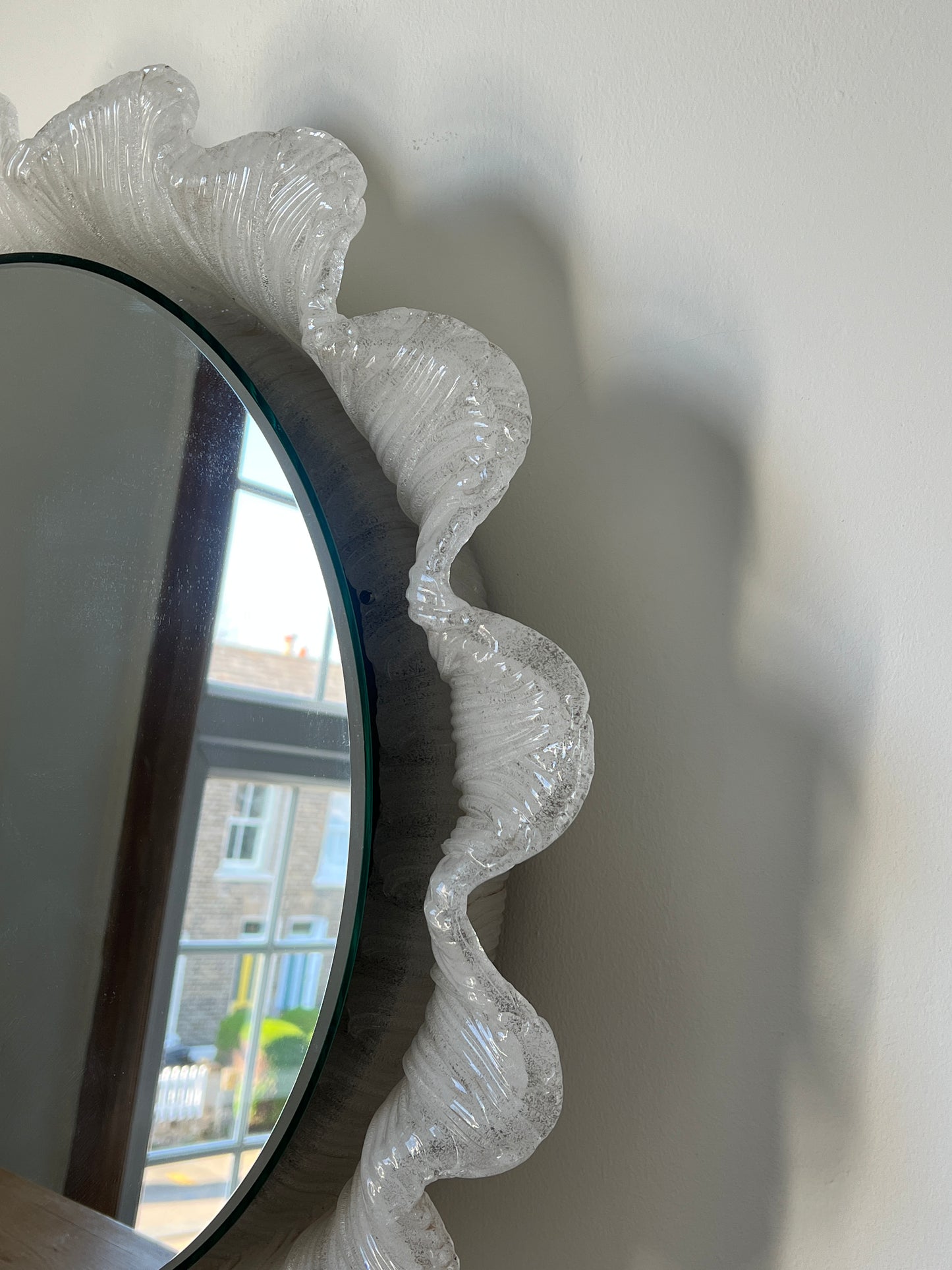 70S GERMAN SUNBURST BACK LIT MIRROR