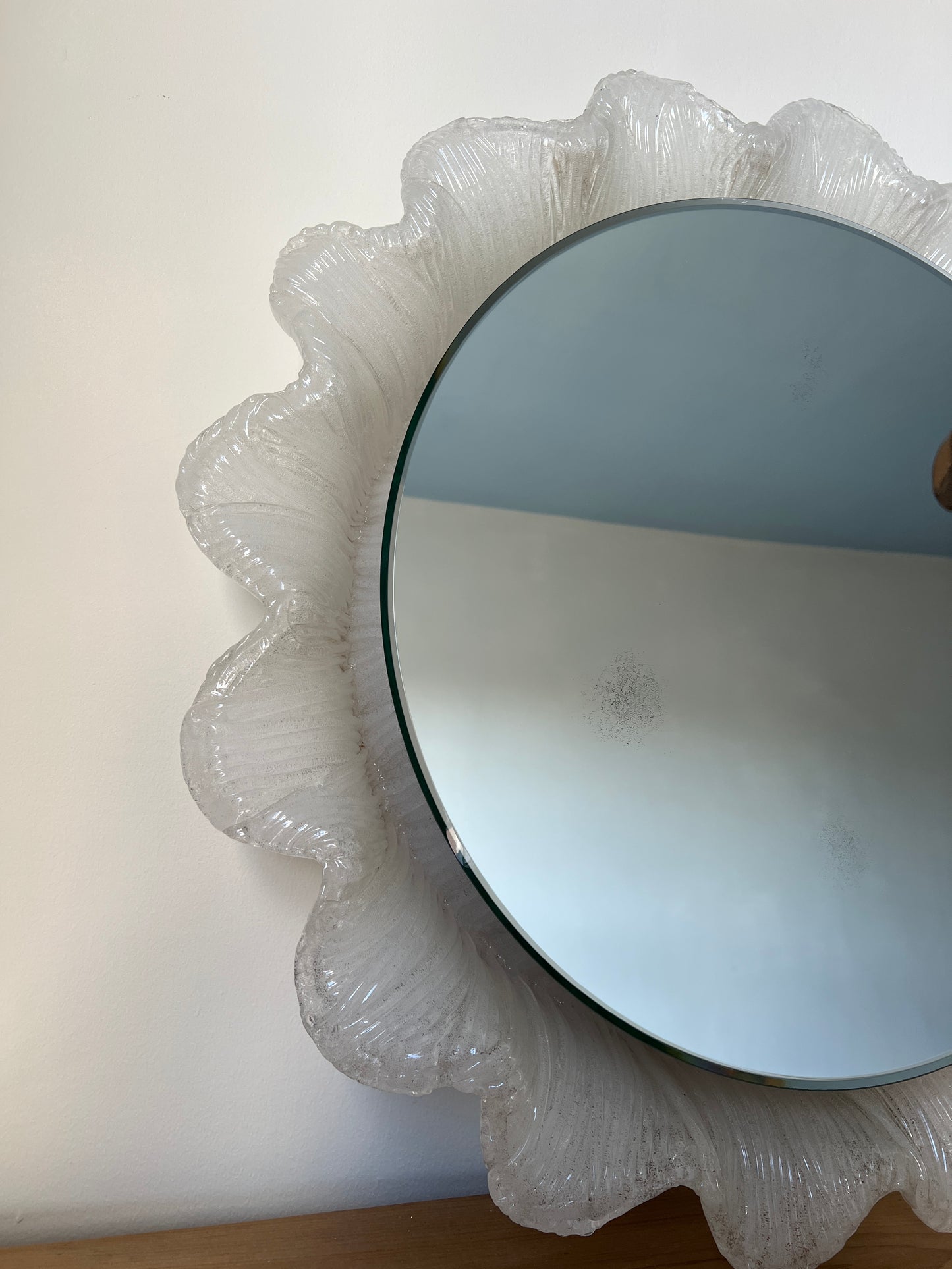 70S GERMAN SUNBURST BACK LIT MIRROR