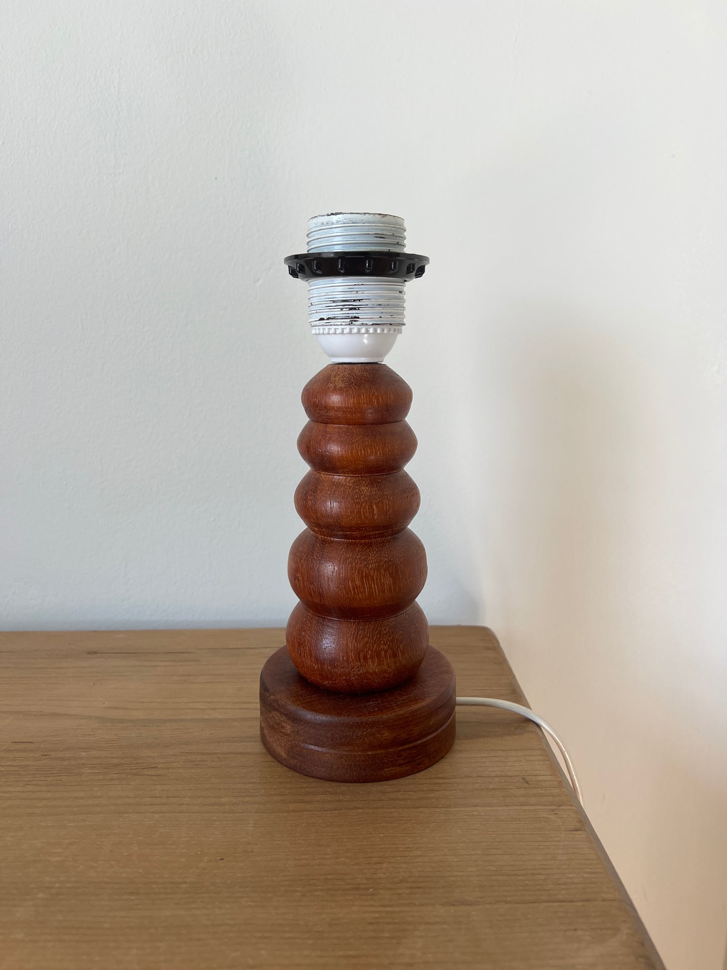 WOODEN BOBBIN SMALL LAMP NO.2