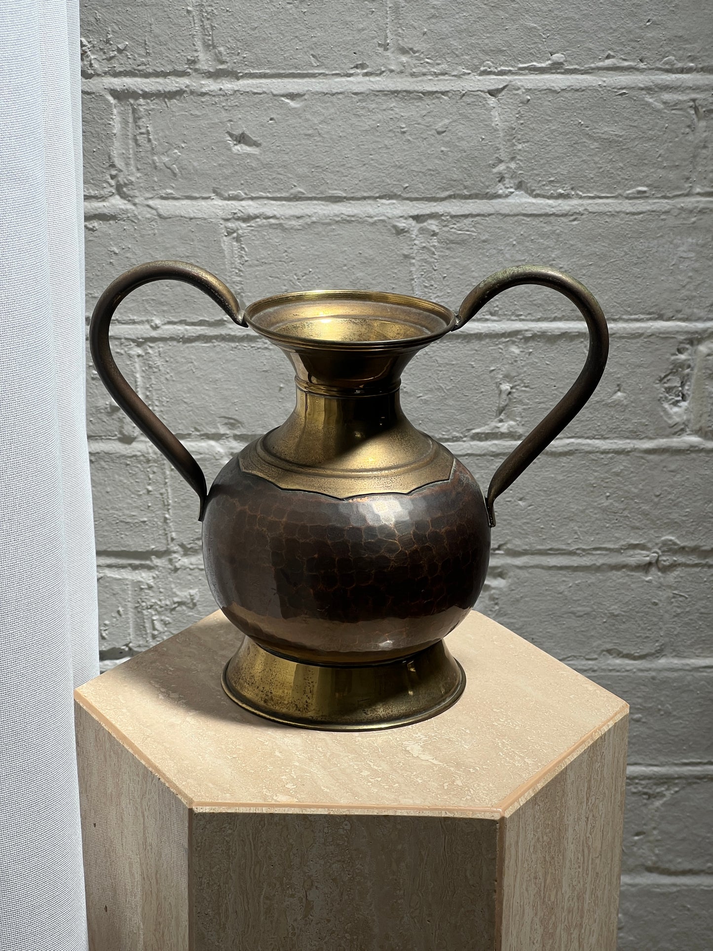 SMALL BRASS VASE