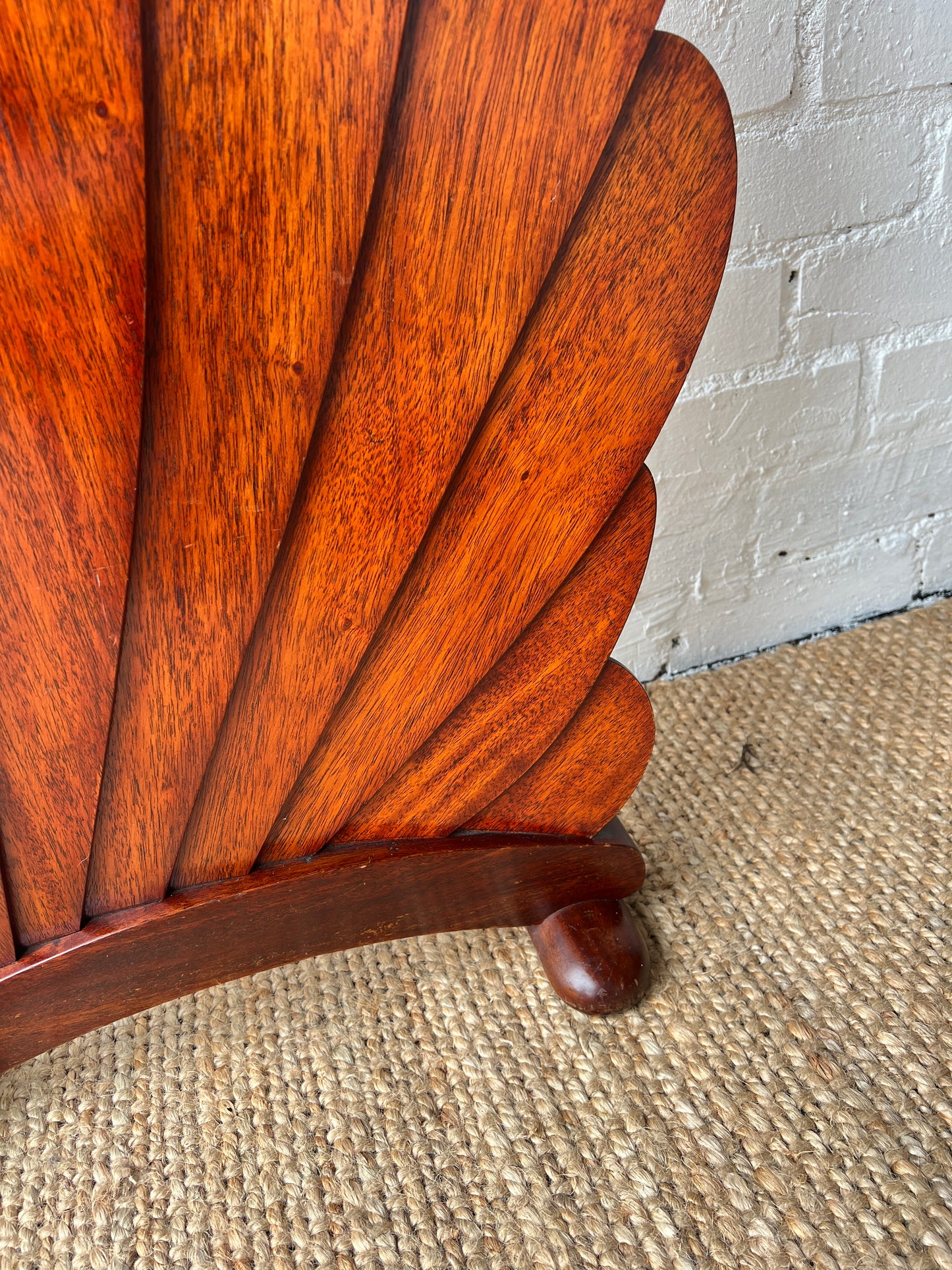 ART DECO WOODEN FIREGUARD