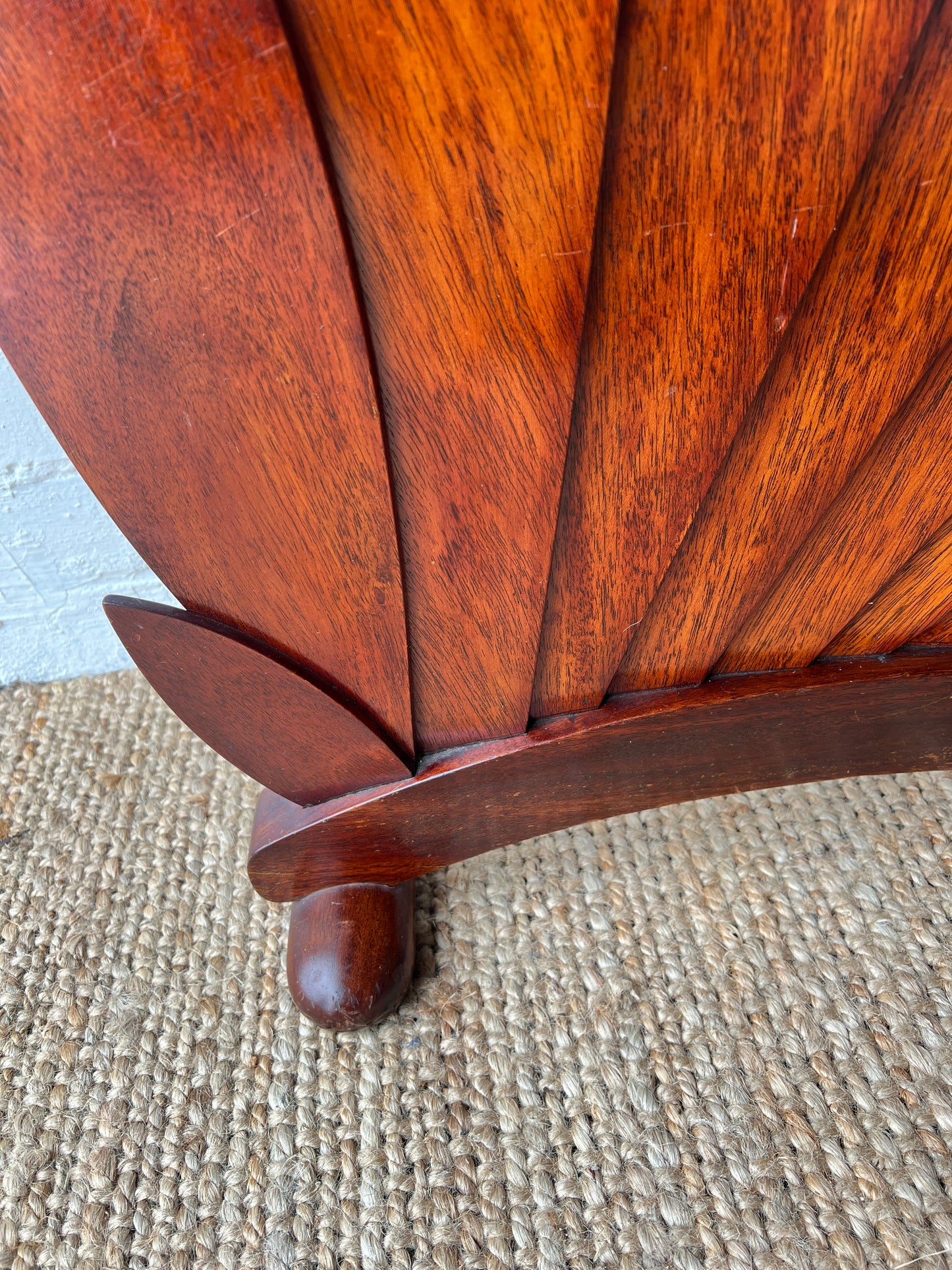 ART DECO WOODEN FIREGUARD