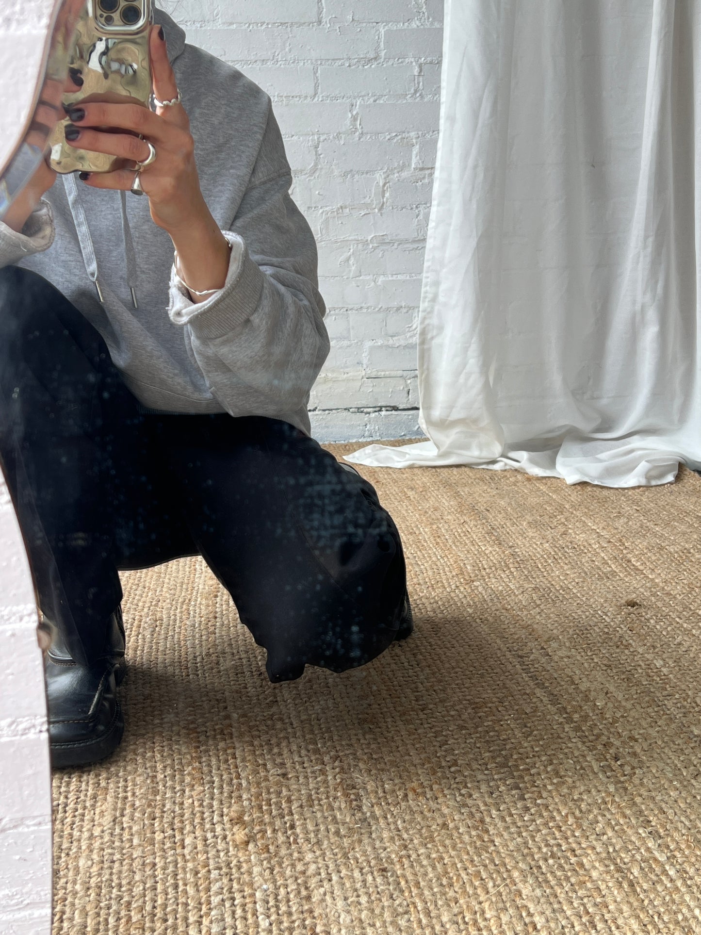 LARGE ART DECO MIRROR