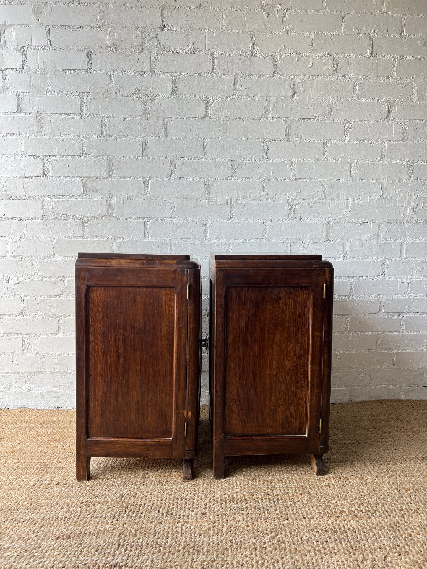 FRENCH ART DECO BEDSIDE TABLES