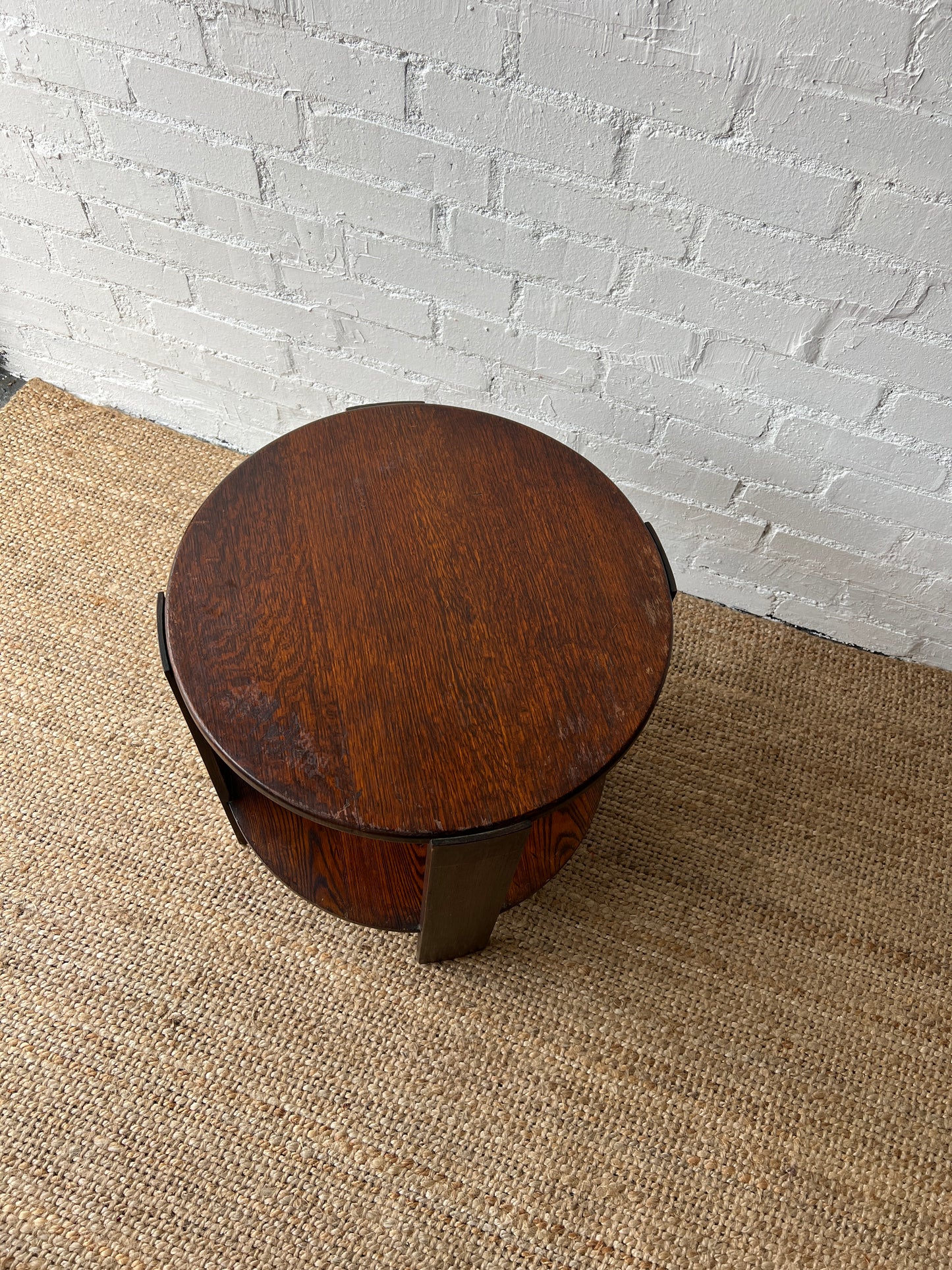 ART DECO ROUND SIDE TABLE