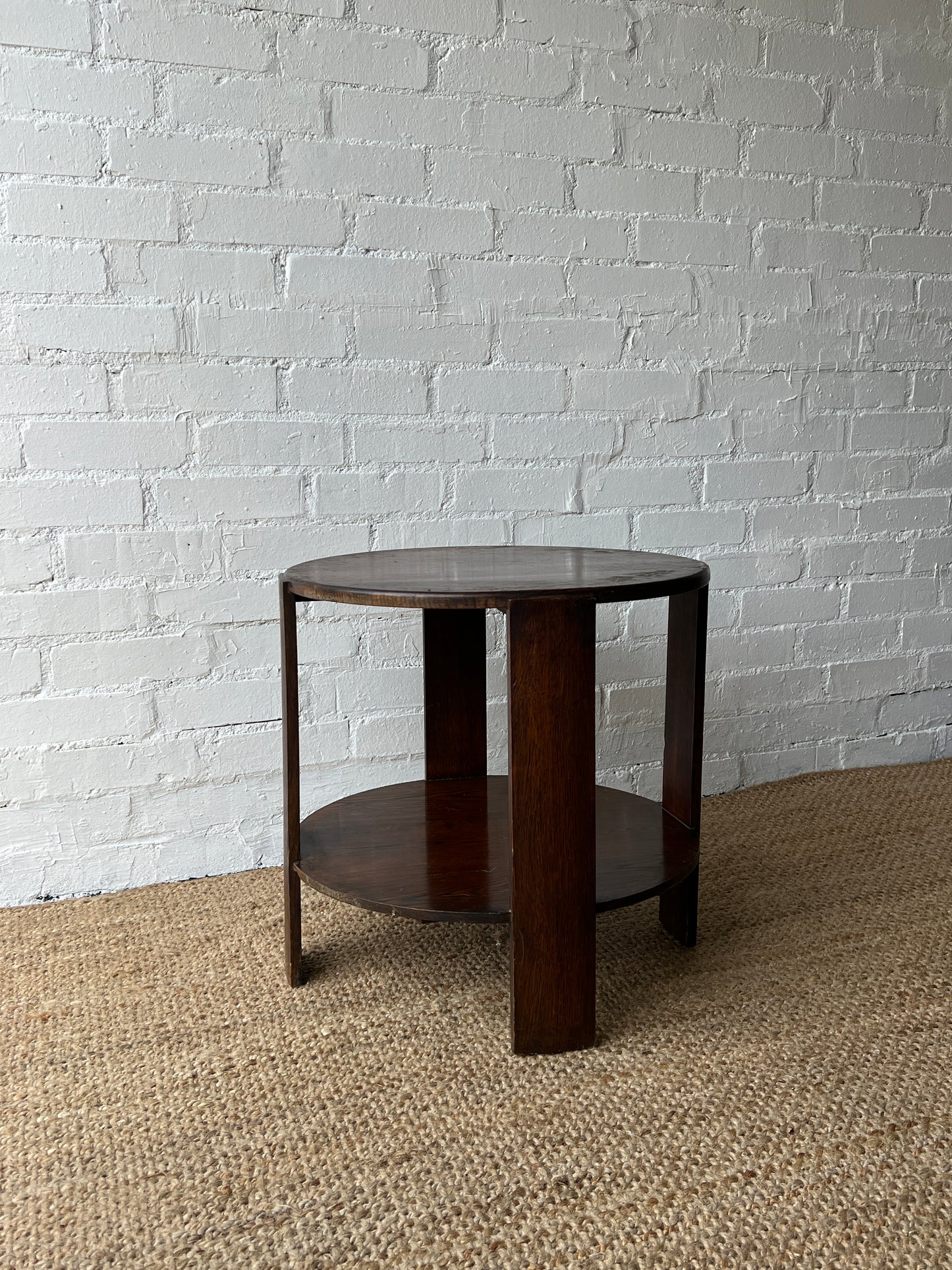 ART DECO ROUND SIDE TABLE