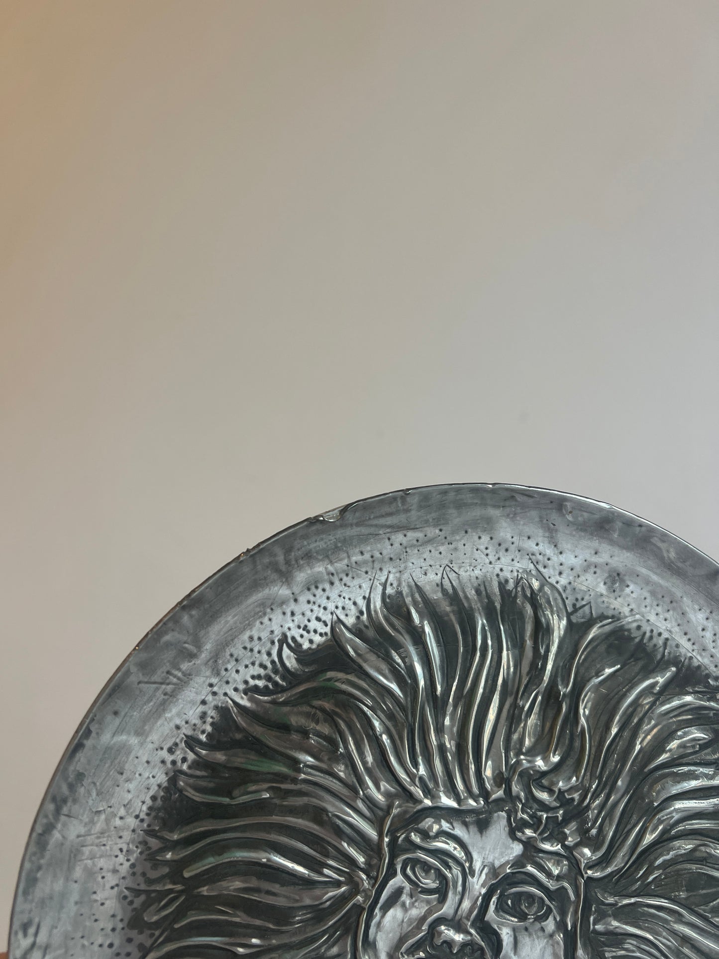 SILVER SUN WALL PLATE