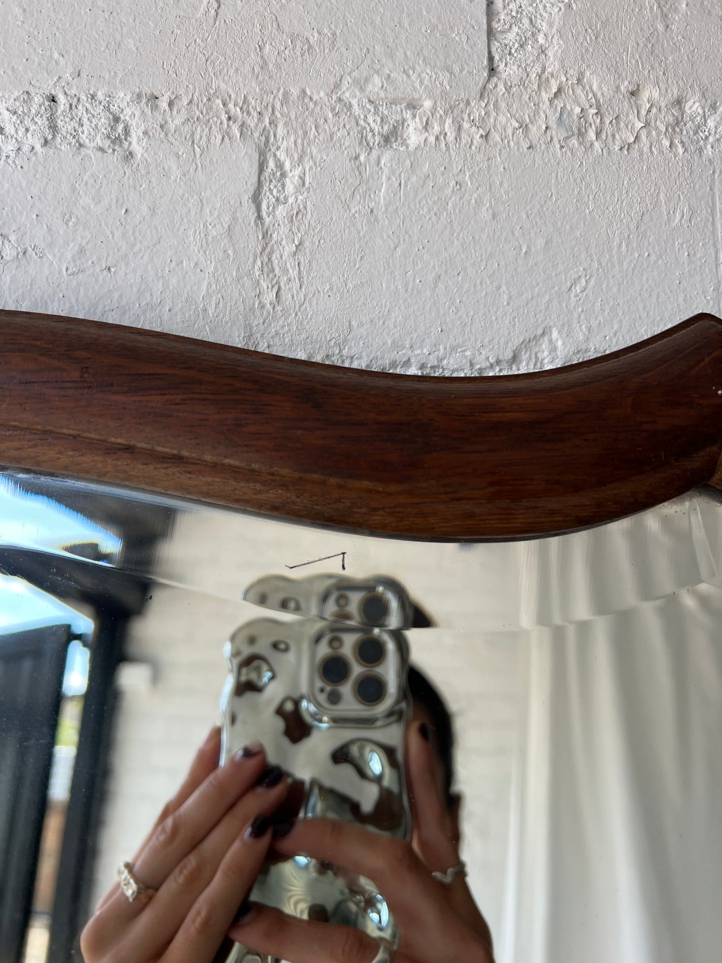 FRENCH WALNUT MIRROR