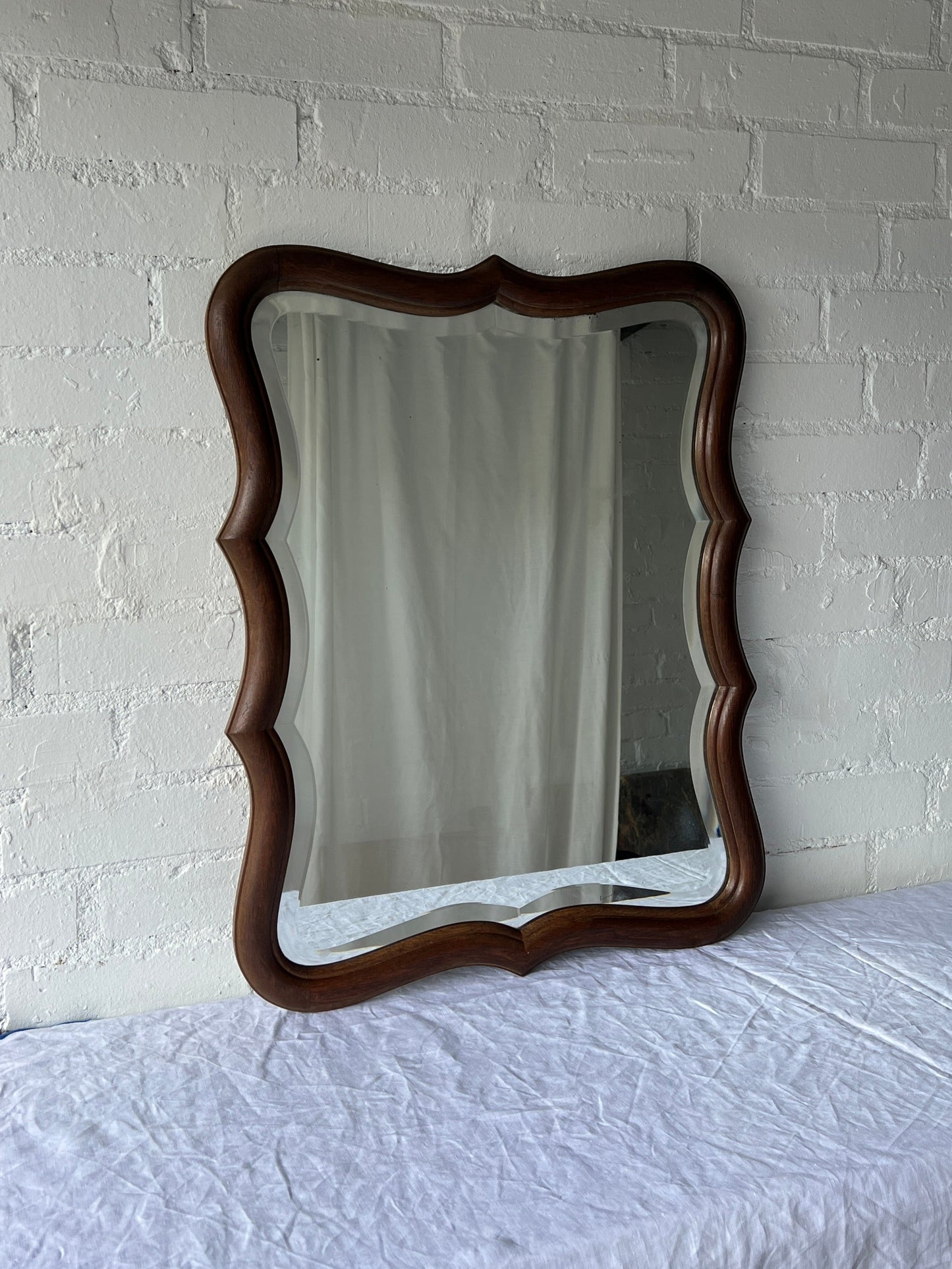 FRENCH WALNUT MIRROR
