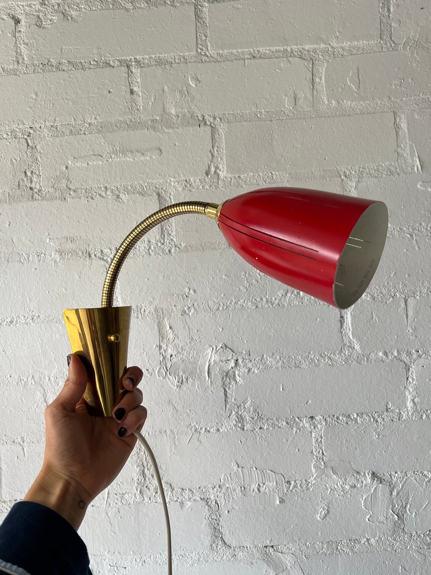 SWEDISH RED WALL LIGHT