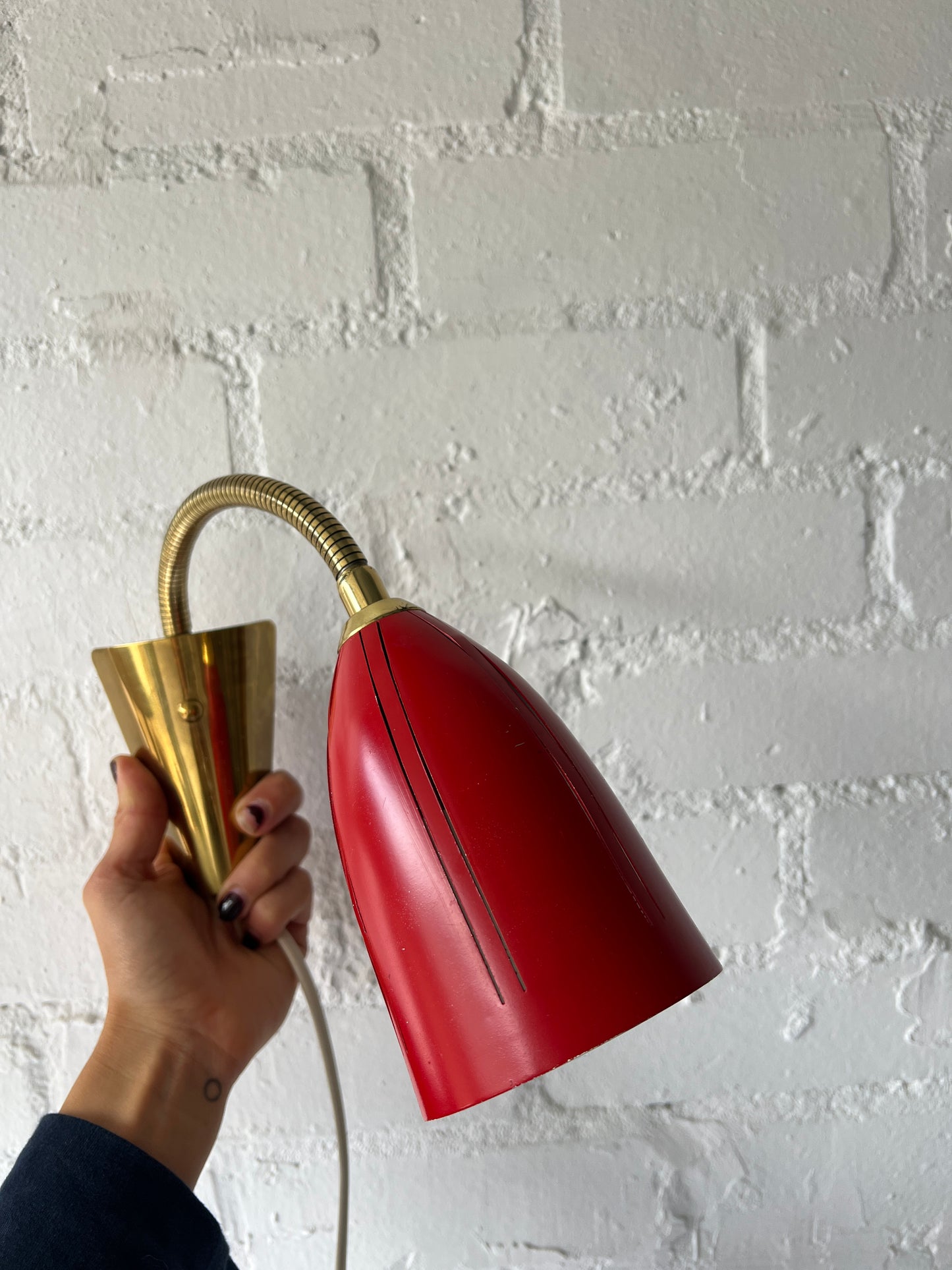 SWEDISH RED WALL LIGHT