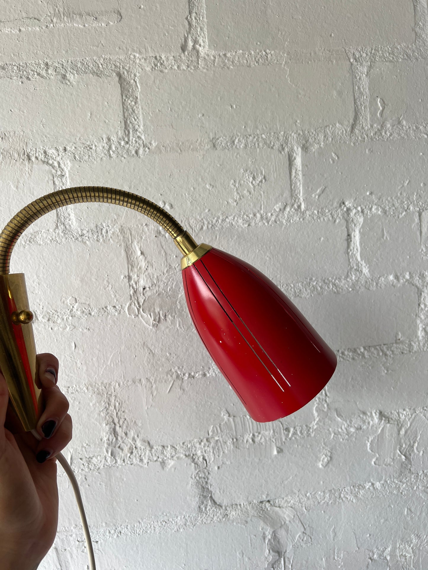 SWEDISH RED WALL LIGHT