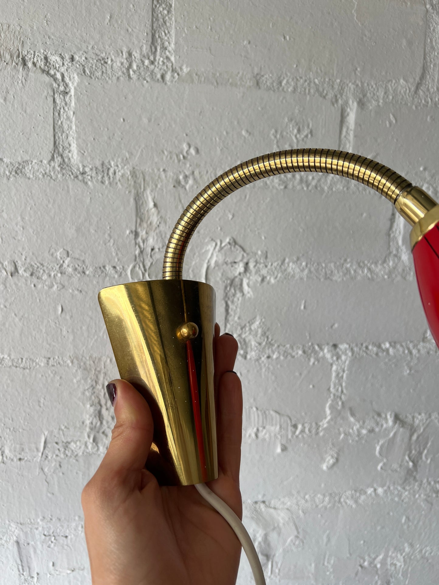 SWEDISH RED WALL LIGHT