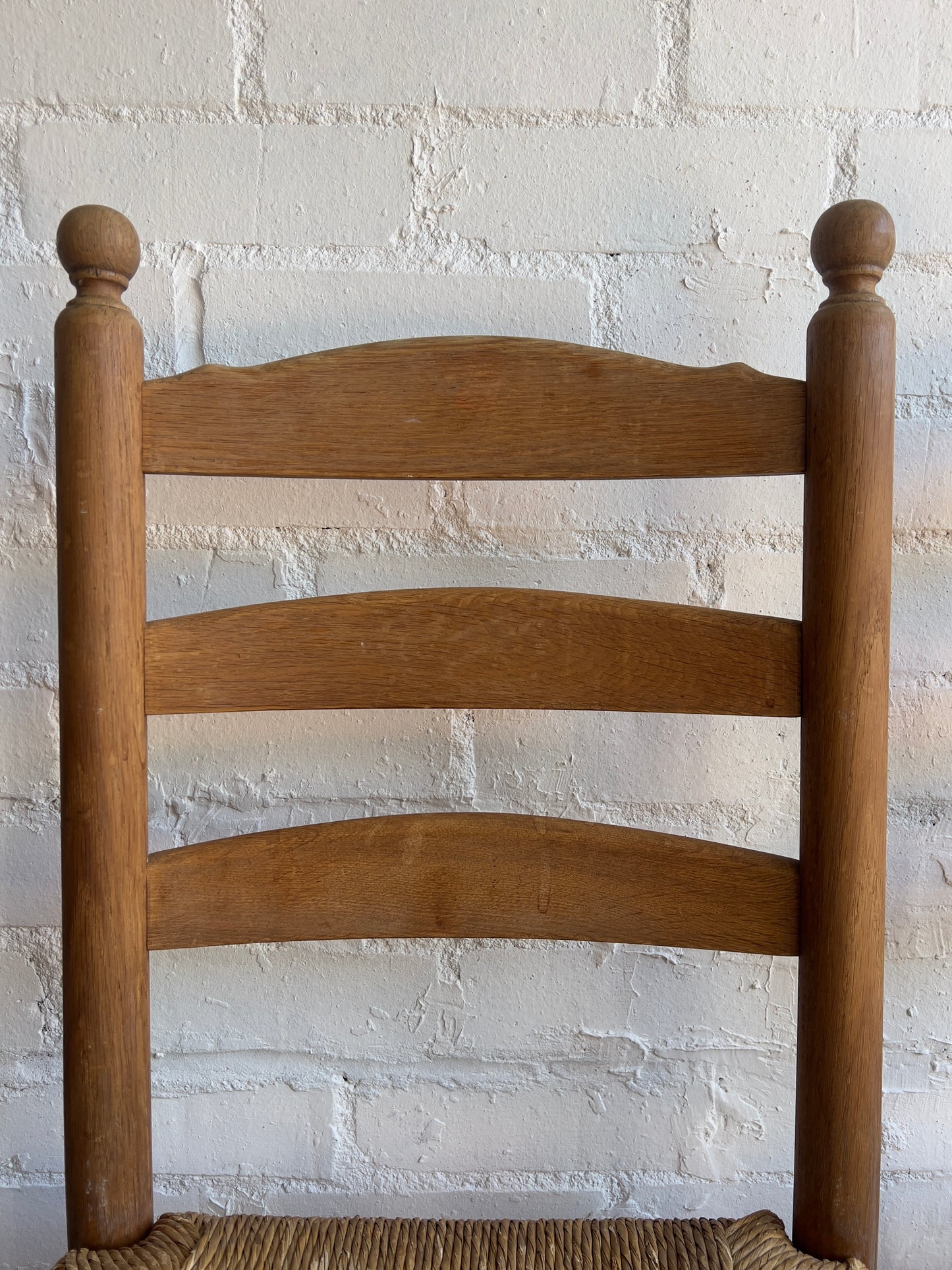SET OF SIX RUSH DINING CHAIRS