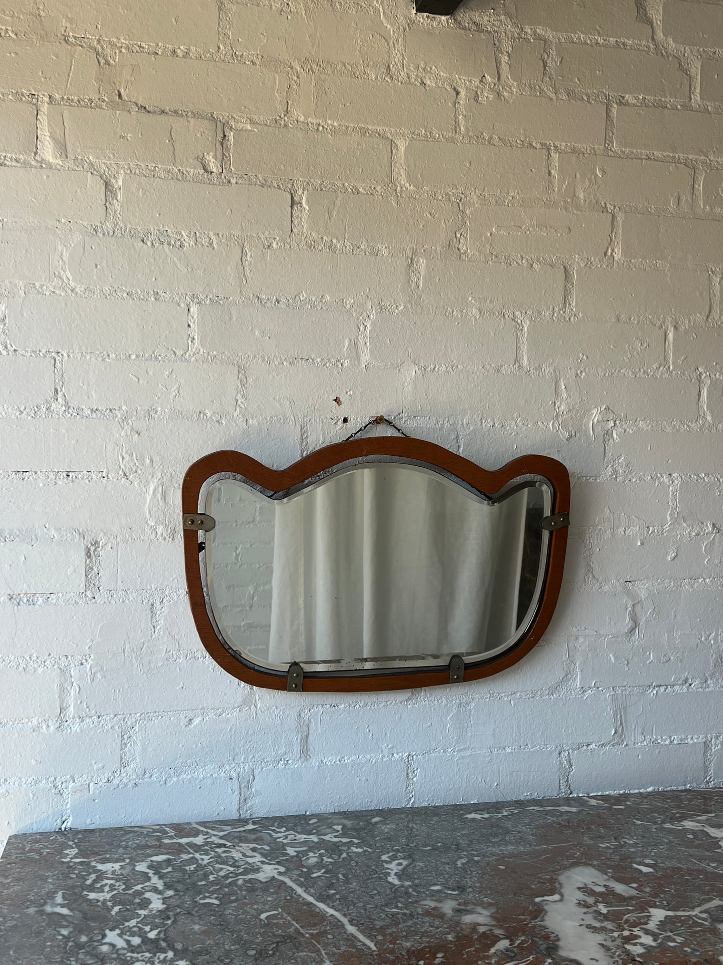 CROWN SHAPED FRAMED MIRROR