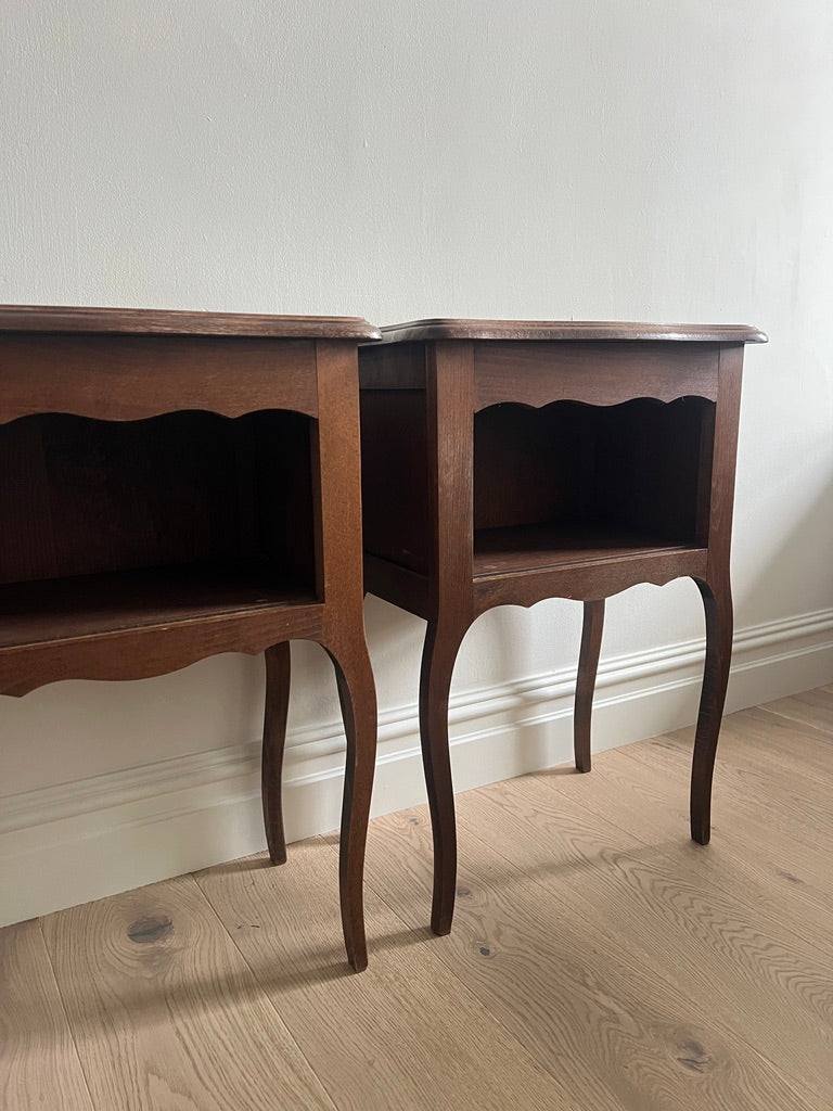 PAIR OF FRENCH BEDSIDE TABLES