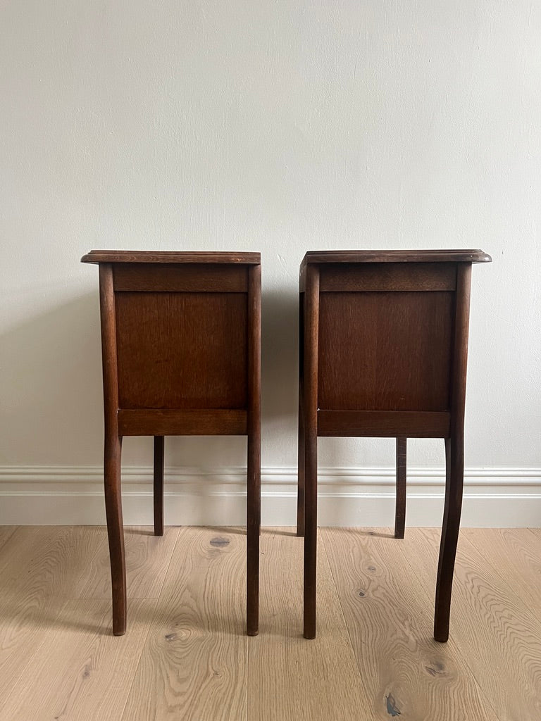 PAIR OF FRENCH BEDSIDE TABLES