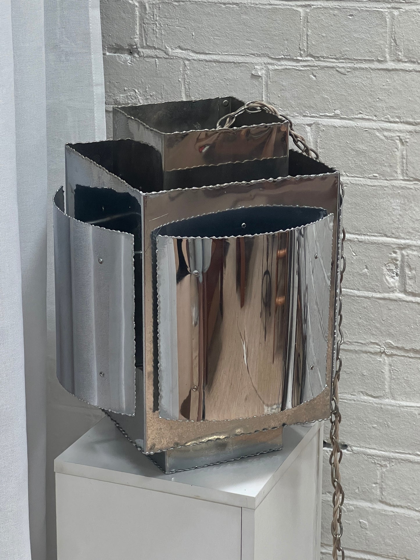 CHROME CEILING PENDANT