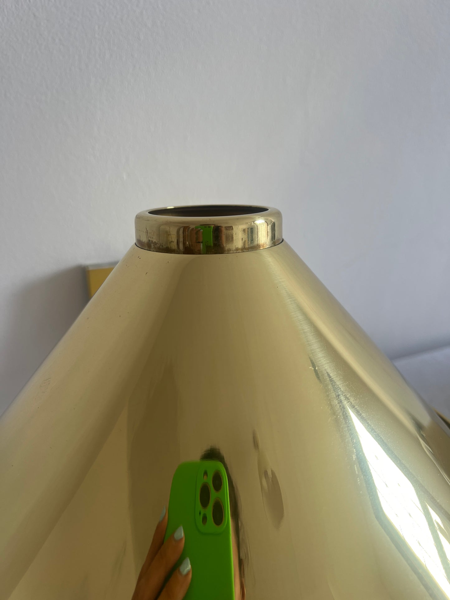 NORWEGIAN SINGLE BRASS WALL LIGHT