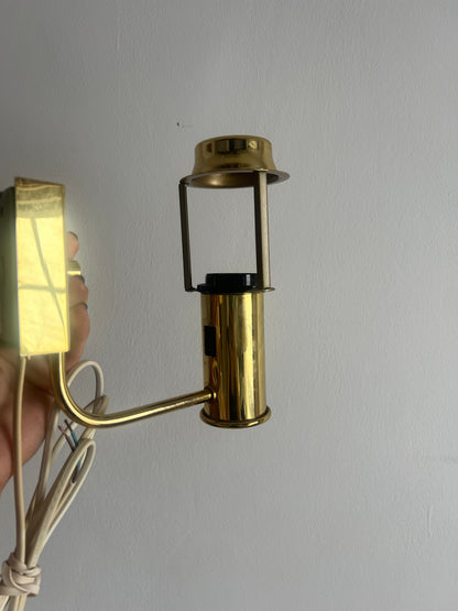 NORWEGIAN SINGLE BRASS WALL LIGHT