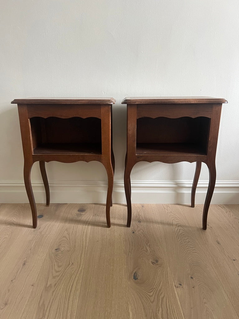 PAIR OF FRENCH BEDSIDE TABLES