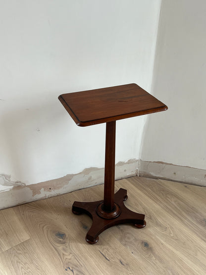 TALL WOODEN SIDE TABLE
