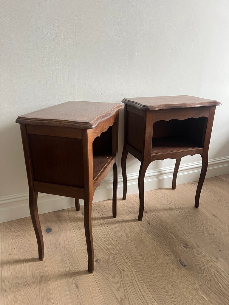 PAIR OF FRENCH BEDSIDE TABLES
