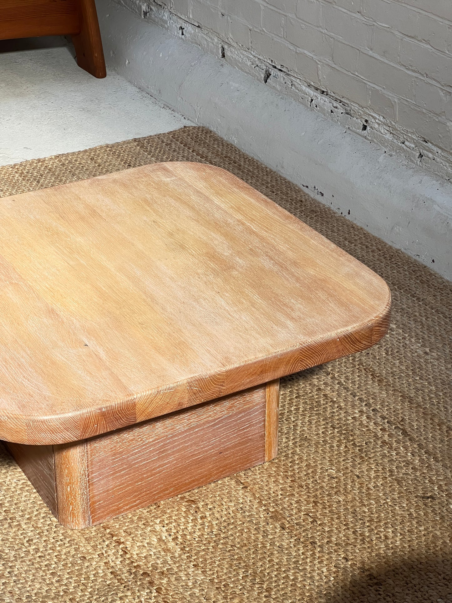 SPANISH LIMED OAK COFFEE TABLE