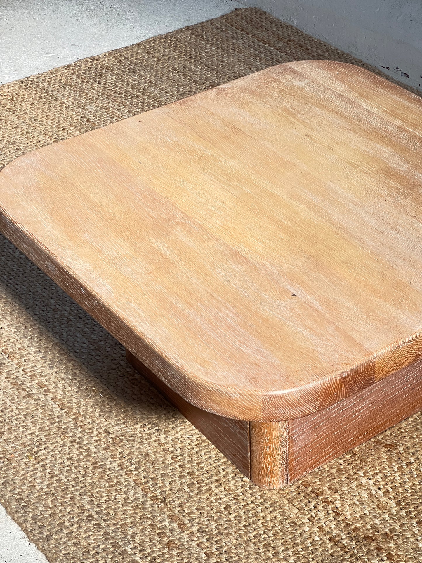 SPANISH LIMED OAK COFFEE TABLE