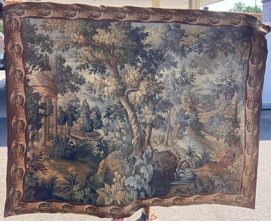 LARGE FRENCH HANGING TAPESTRY