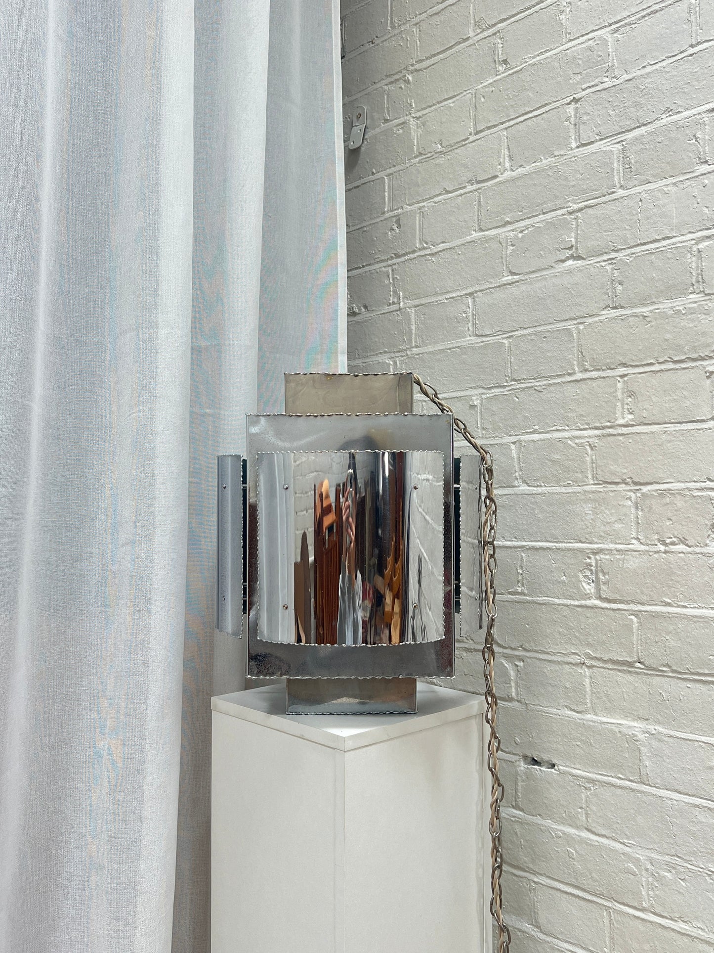 CHROME CEILING PENDANT