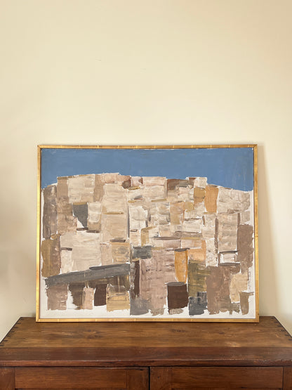 LARGE SWEDISH 'BLUE SKY'  OIL